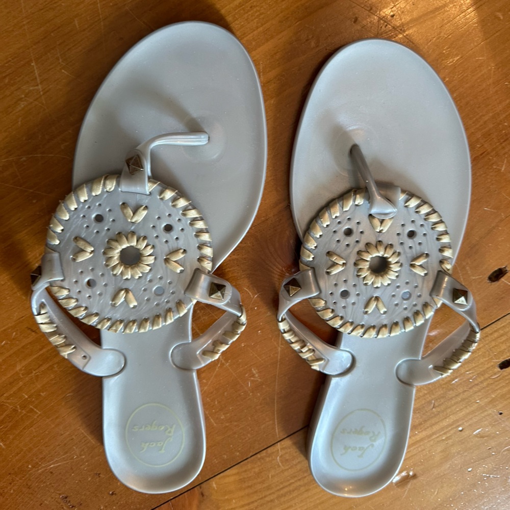 Jack Rogers jelly sandals size 8